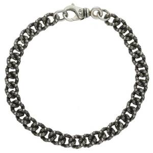  Chrome Hearts Chrome Hearts XTRA FNCY MINI/ extra fancy Mini размер :8inch серебряный браслет б/у SJ02