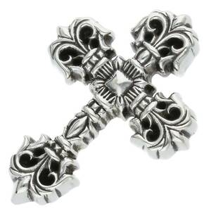 クロムハーツ Chrome Hearts FILIG/CROSS-XSM/フィリグリークロスXS ペンダント/シルバーネックレストップ 中古 SS07