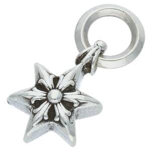 クロムハーツ Chrome Hearts STACK STAR/スタースタックチャーム シルバーネックレストップ 中古 SS07