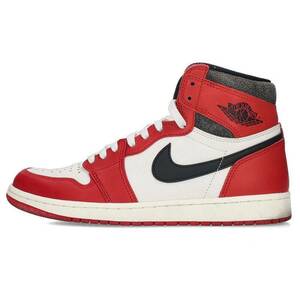 ナイキ NIKE AIR JORDAN 1 HIGH OG CHICAGO LOST & FOUND 28cm エアジョーダンワンハイロストアンドファウンドスニーカー 中古 SB01