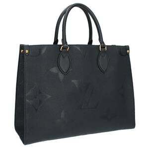 ルイヴィトン LOUISVUITTON M45595/オンザゴーMM サイズ:MM モノグラム アンプラント ノワールショルダーバッグ 中古 OM10