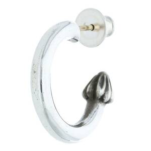 クロムハーツ Chrome Hearts HOOP PLAIN/プレーンフープ シルバーピアス 中古 SS07