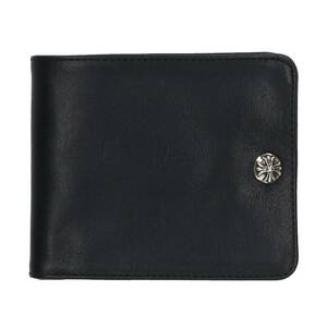 クロムハーツ Chrome Hearts 1SNAP/1スナップ クロスボールボタンレザーウォレット財布 中古 OS06