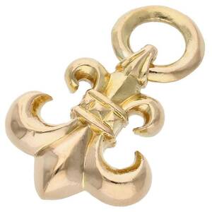 クロムハーツ Chrome Hearts 22K BS FLUER CHARM/BSフレアチャーム ゴールドネックレストップ 中古 SJ02