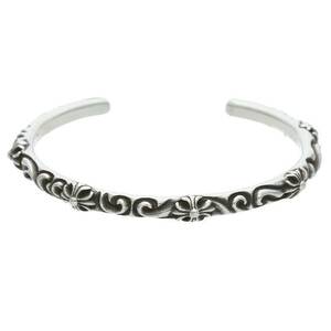  Chrome Hearts Chrome Hearts BANGLE SBT/SBT частота серебряный браслет б/у GZ11