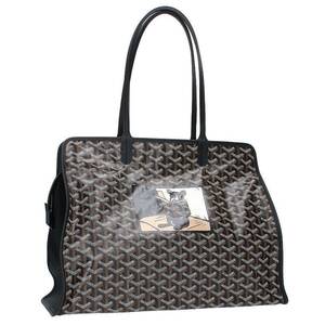 ゴヤール GOYARD アーディPM マーカージュ ユロ ザ ドッグ サイズ:PM ポーチ付きヘリンボーントートバッグ 中古 SB01