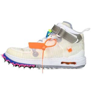 ナイキ オフホワイト NIKE OFF-WHITE AIR FORCE 1 MID SP DO6290-100 サイズ:28cm エアフォース1ミッドスニーカー 中古 BS99