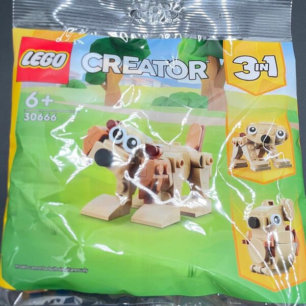LEGO クリエイター　30666 ギフト　動物　犬　クマ　リス　3イン1 75ピースセット