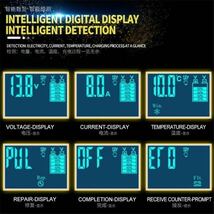 ANHTCZYX バッテリー充電器　ZYX-J30　パルス充電器　12V/24V兼用　8A　バッテリーチャージャー　動作確認済_画像4