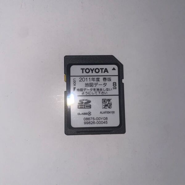 TOYOTA 地図SDカード 2011年度 8GB ALAF004100