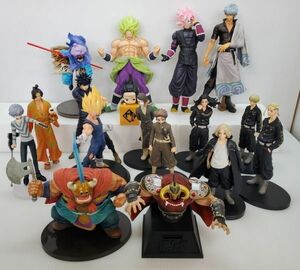 SE3018-0503-56【ジャンク・現状品】 少年誌フィギュア フィギュアのみ まとめセット 銀痕 ドラゴンボール 東京リベンジャーズ 北斗の拳 他