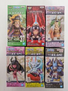 SE3066-0510-52【未開封】 ONE PIECE WCF ワンピース ワールドコレクタブルフィギュア 6点 ティーチ カイドウ ヤマト ロビン フランキー 他