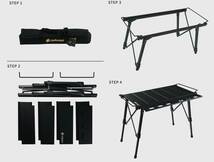 CHANODUG OUTDOOR 8パネル IGTテーブル フラットバーナーテーブル 高さ変更可能テーブル アウトドアテーブル igtテーブル 収納ケース付 4_画像9