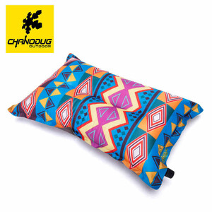 *CHANODUG OUTDOOR* Navajo pattern * pillow * pillow *...* sleeping area in the vehicle * outdoor * air pillow * compact inflator pillow *4