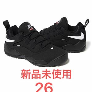 Supreme × Nike SB Darwin Low "Black" size 26