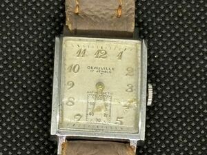 DEAUVILLE 17石 ANTIMAGNETIC　腕時計　ジャンク品