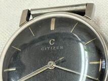 CITIZEN 17石 PHYNOX 14001 S　シチズン 腕時計 黒文字盤　ジャンク品_画像3