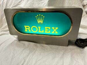 ROLEX ロレックス 店頭 ディスプレイ ネオンサイン 現状品