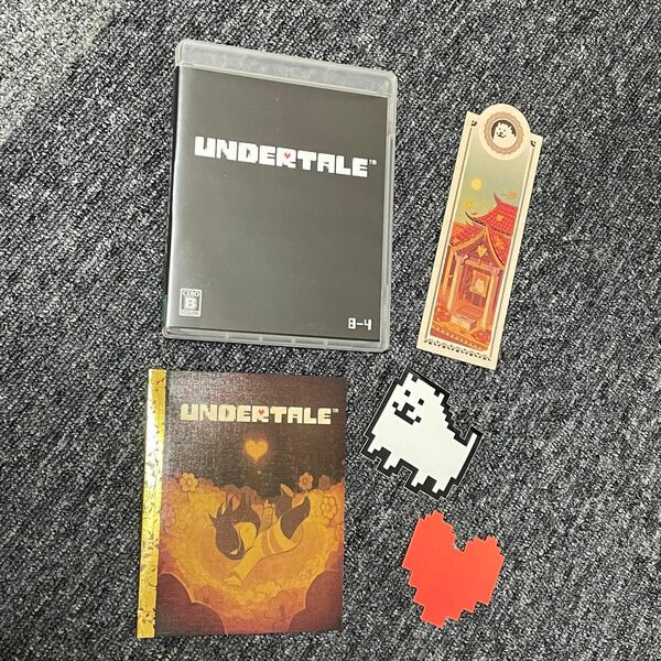 Undertale PC(Win/Mac)用　ゲームソフト　アートブック　イヌみくじ&ステッカー付　アンダーテール