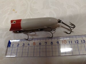 old heddon オールド　ヘドン　ラッキー13　RHカット　縦割れ　中古!　検索)バルサ50、フェンウィック