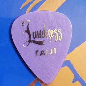 激レア 入手困難 非売品 X JAPAN ／LOUDNESS TAIJI ギターピック ラウドネス 沢田泰司