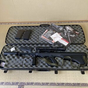  that time thing beautiful goods Tokyo Marui MARUI stereo a-AUG military electric air gun silencer attaching special case 