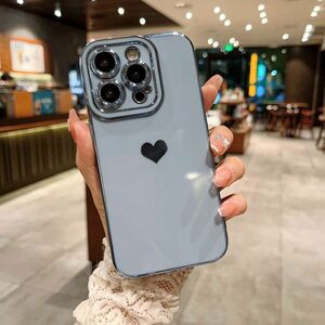 赤字覚悟!! iPhone 11Proケース メッキバンパーカバー スカイ ブルー iPhoneケース