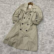 J ▼ 洗練されたデザイン!! '日本製' SOE ソーイ コットン100% ロング トレンチコート size:S メンズ アウター beige 紳士服_画像1