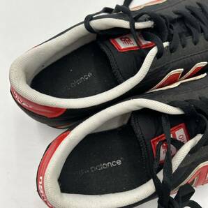 E ■ 14年製 '履き心地抜群' New Balance ニューバランス U410NRK ローカット スニーカー SIZE:28cm メンズ 紳士靴 シューズ 赤 黒系 の画像7
