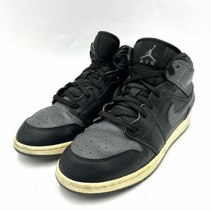 J ■ 17年製 '人気モデル' NIKE ナイキ Air Jordan 1 Retro エアジョーダン MIDDLE CUT スニーカー 25cm キッズ 靴 シューズ 554725-041