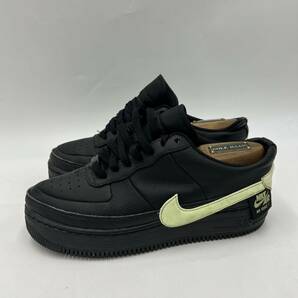 J ■ 19年製 '希少 入手困難' NIKE ナイキ AIR FORCE 1 エアフォース LOW CUT スニーカー 25cm レディース 靴 シューズ 黒系 CN0139-001の画像3