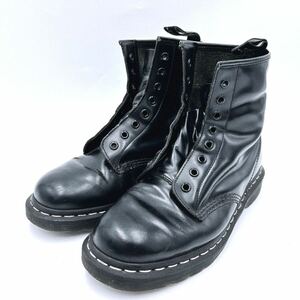 B ■ 洗礼されたデザイン '人気モデル' Dr.Martens ドクターマーチン 本革 LEATHER 8EYE レースアップ ブーツ UK7 26cm 紳士靴 シューズ 