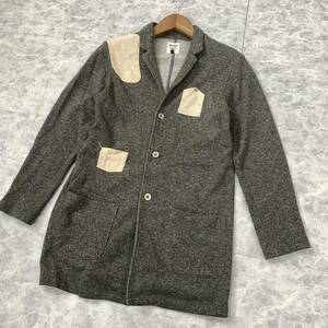 KK ▼ 都会のカジュアルウェア '日本製' Jackman ジャックマン tanabe meriyasu ストレッチ素材 ボタン ジャケット size:M 紳士服 GLY