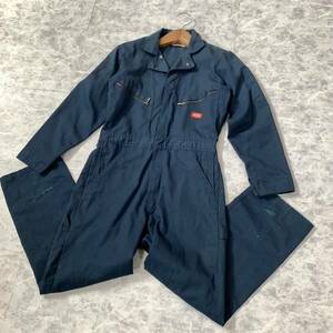 JJ ▼ 都会のカジュアルウェア '着心地抜群' Dickies ディッキーズ つなぎ オーバーオール / オールインワン size:38 メンズ ワークウェア 