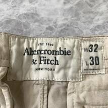 HH ▼ 都会のカジュアルウェア 'ボタンフライ' Abercrombie＆Fitch アバクロンビーアンドフィッチ チノパン ワークパンツ size:32 beige_画像7