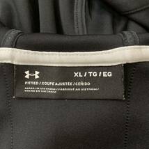 HH ▼ 大きいサイズ!! '着心地抜群' UNDER ARMOUR アンダーアーマー ストレッチ素材 ジップアップ パーカ size:XL スポーツウェア メンズ_画像8