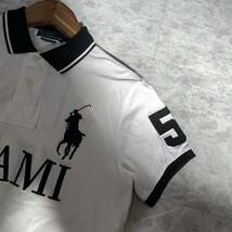 FF ▼ ビンテージ / 都会のカジュアルウェア 'ビッグポニー' Polo by Ralph Lauren ポロラルフローレン コットン100% 半袖 ポロシャツ L_画像3