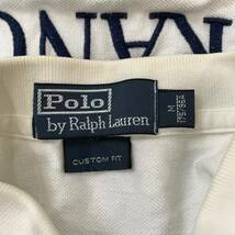 FF ▼ ビンテージ / 都会のカジュアルウェア 'ビッグポニー' Polo by Ralph Lauren ポロラルフローレン コットン100% 長袖 ポロシャツ M_画像7