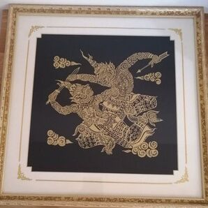 絵画 アート 額装 インテリア インドネシア アジア雑貨 アジア 民芸品