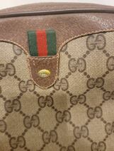 【中古品】 GUCCI グッチ オールドグッチ ミニ　ショルダーバッグ GG柄 シェリーライン 156 02 066 _画像6