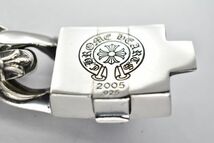 正規品CHROME HEARTS 　ファンシーＣＨプラスWロックウォッチブレスレット/「118ｇ」_画像4