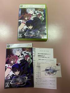 ステッカー付 Xbox360★旋光の輪舞 リビジョンエックス Rev.X★used☆Senko no Ronde ☆import Japan