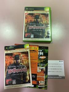 Xbox★リターントゥキャッスル ウルフェンシュタイン タイド・オブ・ウォー★used☆Wolfenstein☆import Japan JP