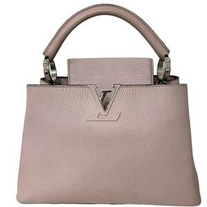 1円〜美品 LOUIS VUITTON ルイヴィトン　カプシーヌBB　トリヨン　ピンク　ハンドバック　TR0145　M94635