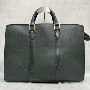 1円〜美品 LOUIS VUITTON ルイヴィトン　タイガ　ポルトドキュマン・ロザン　ビジネスバック　ブリーフケース　グリーン