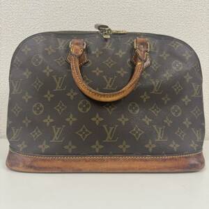 1円〜 美品 LOUIS VUITTON ルイヴィトン モノグラム アルマ トート ハンド バッグ 手提げ ドーム型 レディース