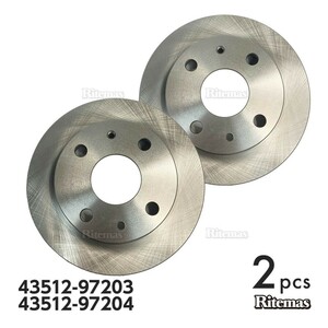  front brake rotor brake disk Daihatsu Tanto Exe custom L455S brake disk rotor 43512-97203 43512-97204