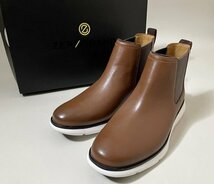 ★【新品 送料無料 定価53,900円】Cole Haan コールハーン ゼログランド オムニ チェルシー ブーツ ウォーター プルーフ レザー 7.5M 25cm_画像3