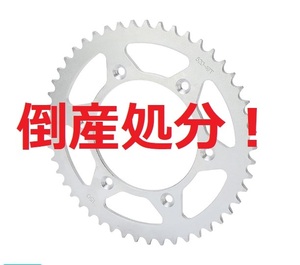 倒産処分！49丁スチールリアスプロケット KTM SX/SXF/EXC/EXC-F/EXC-R/XC/XCW/SMR ハスクバーナTC/TE/FC/FE/TX/FX ガスガスMC/ME/EX/ES