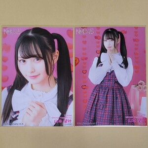 NMB48 山本望叶 月別ランダム生写真 2024 February-rd 2月 2種 コンプ vol.2 バレンタイン衣装